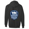 Adult Ultimate Cotton® Full-Zip Hooded Sweatshirt Thumbnail
